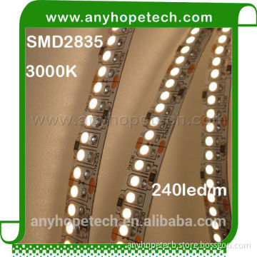 Ultra Bright warm white 48W per 5m 1200LEDs high lumen led flexible strip